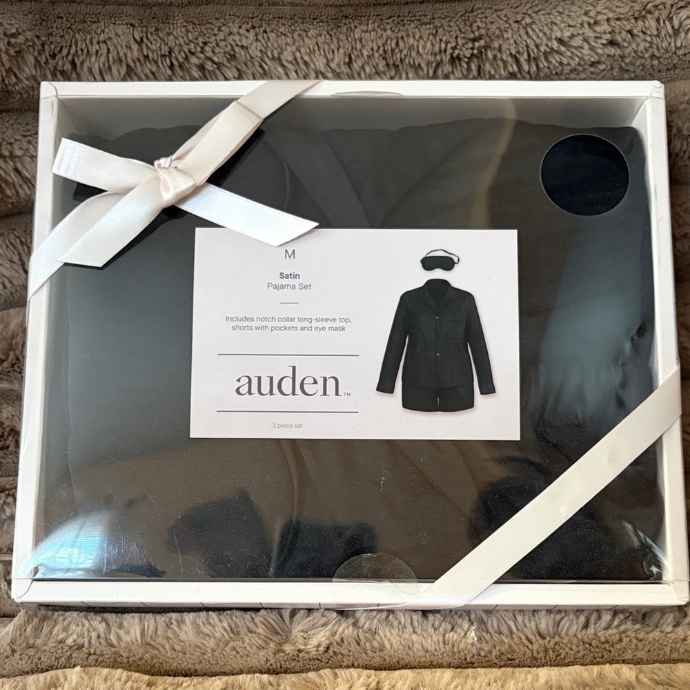 Auden Midnight Satin Sleepwear Set